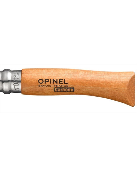 Opinel Carbon n°07 mit drehbarer Zwinge - Klappmesser