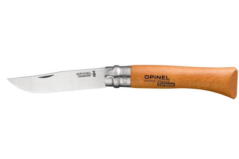 Opinel carbon n°10 kniv på KnifeLeader