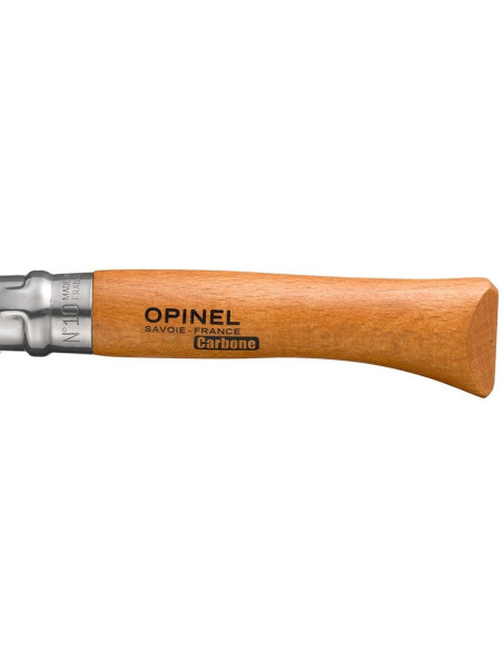 Opinel carbon n°10 kniv på KnifeLeader