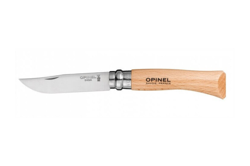 Opinel-Messer Nr. 7 Holzgriff ideal Camping Wandern etc. auf KnifeLeader.eu kaufen