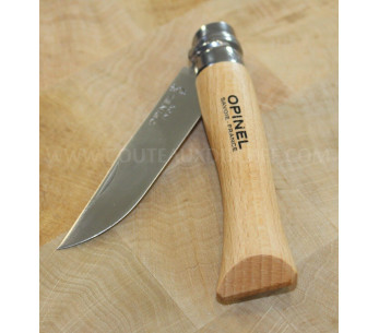 Couteau opinel traditionnel n°7 lame 8cm virole tournante 2
