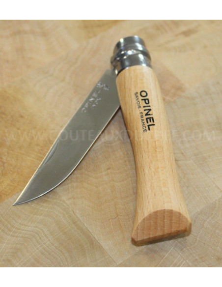 Opinel-Messer Nr. 7 Holzgriff ideal Camping Wandern etc. auf KnifeLeader.eu kaufen