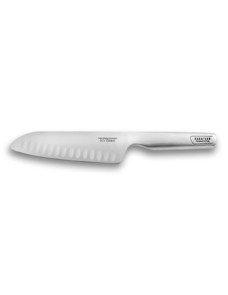 Sabatier Trompette Santoku-Messer Ganz aus Edelstahl 17cm
