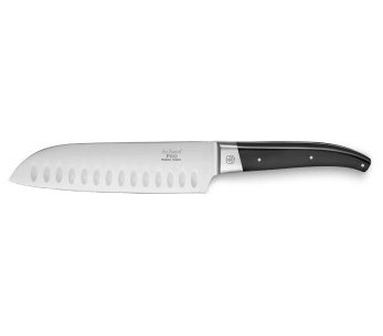 faca santoku Pro Lou Laguiole faca santoku de 18 cm com lâmina com convinhas