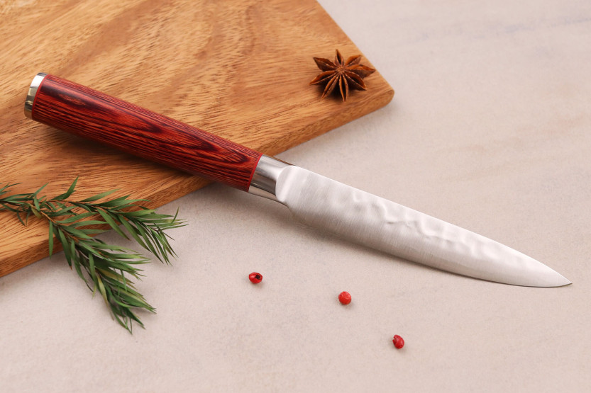 cuchillo universal Wusaki Pakka X50 12cm manche pakkawood