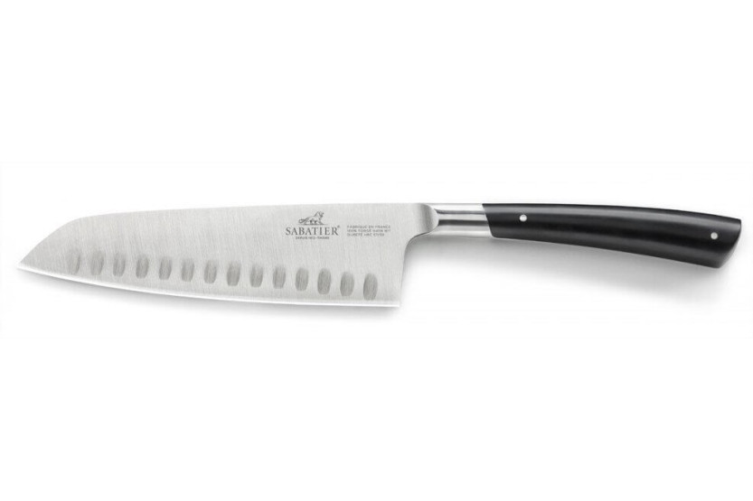 Coltello Sabatier Edonist Santoku 18 cm forgiato con lama con fossette