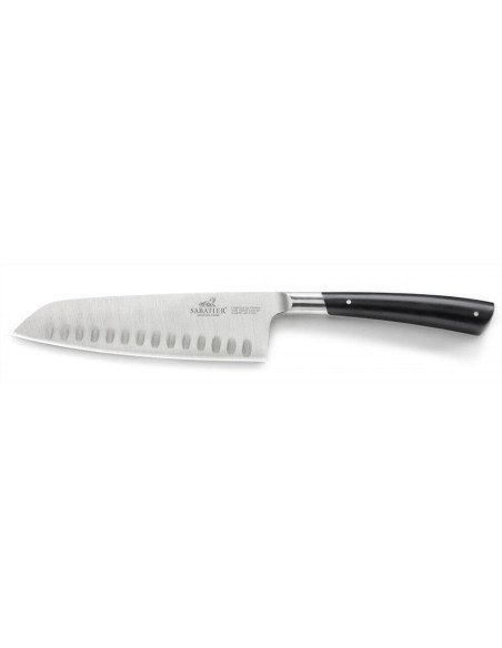 Coltello Sabatier Edonist Santoku 18 cm forgiato con lama con fossette