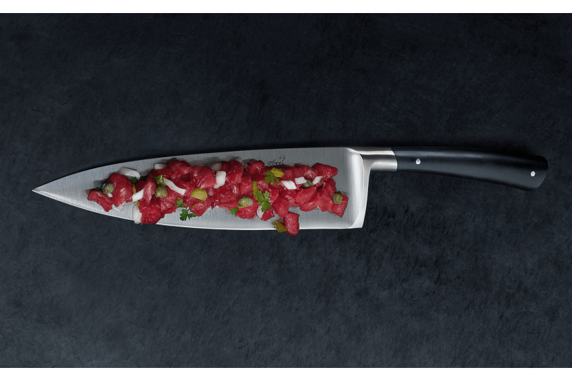 Coltello Sabatier Edonist Santoku 18 cm forgiato con lama con fossette