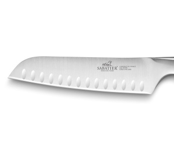 faca santoku Sabatier Fuso Nitro+ 18cm em com convinhas 2