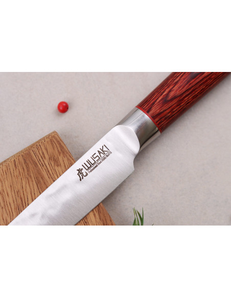cuchillo universal Wusaki Pakka X50 12cm manche pakkawood