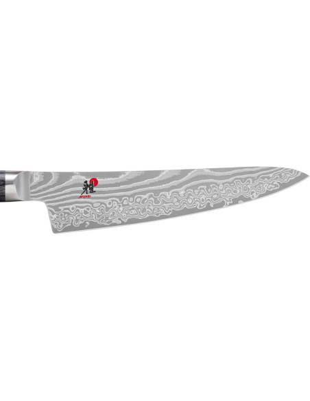 Miyabi 5000FCD japansk universalkniv 13 cm damaskusblad 48 lag pakkawood håndtag