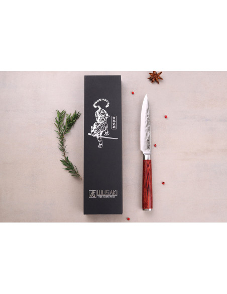 cuchillo universal Wusaki Pakka X50 12cm manche pakkawood