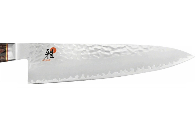 Faca utilitária japonesa de 13 cm com lâmina martelada Miyabi 6000MCT + cabo Pakka