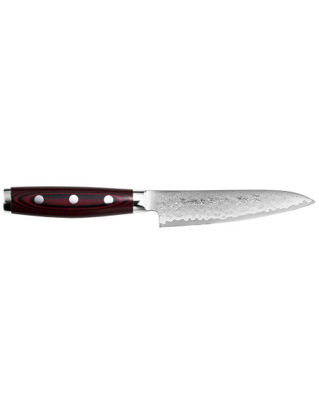 Faca utilitária japonesa Yaxell SUPERGOU 12cm 161 camadas de damasco