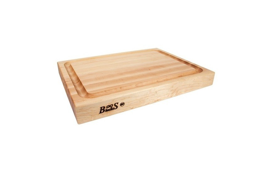 Boos Blocks ProChef dickes Schneidebrett aus Ahornholz mit Rinne 51x38x6cm