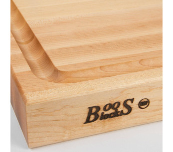 Tábua de corte em madeira de ácer Boos Blocks ProChef com calha 51x38x6cm 2