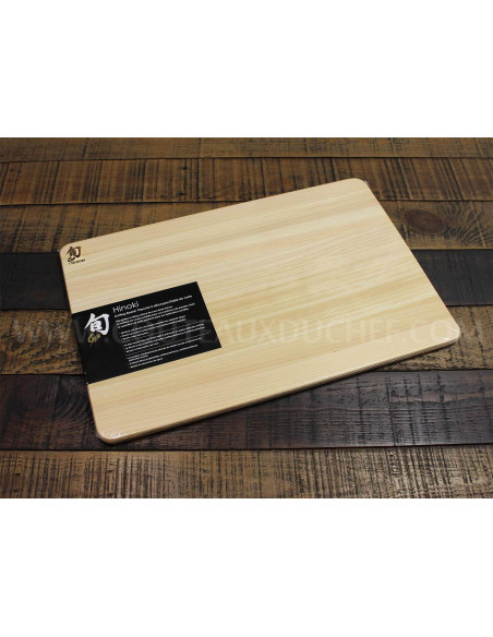 Tábua de corte retangular KAI em Hinoki japonês - 40,5 x 27,5 cm
