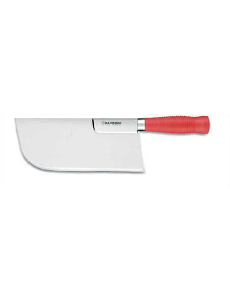 Mannaia da macellaio rinforzato Bargoin rosso schiena dritta 28cm 0,91 Kg