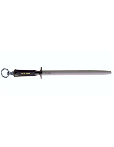 Wetzstahl Dick Dickoron Titan Ovaler Docht 30cm Feinkörnig