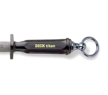 Wetzstahl Dick Dickoron Titan Ovaler Docht 30cm Feinkörnig 2