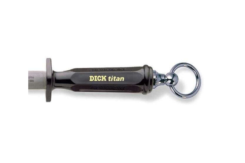 Dick Dick oron Titan Strygestål 30 cm oval bit finkornet