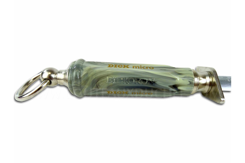 DICK MICRO 30cm fijnkorrelig ovaal aanzetstaal