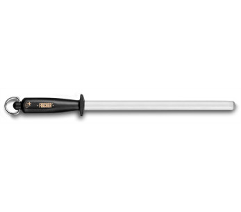Metzgerwetzstahl ovaler Docht "Diamant plus" Hartchrom 27cm FISCHER