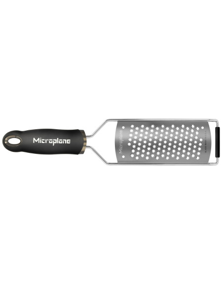 Ralador de cozinha em estrela Microplane Gourmet com cabo preto