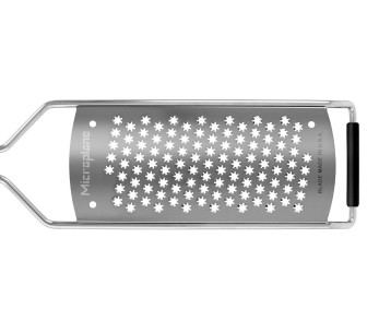 Grattugia a stella Microplane Gourmet con impugnatura nera 2