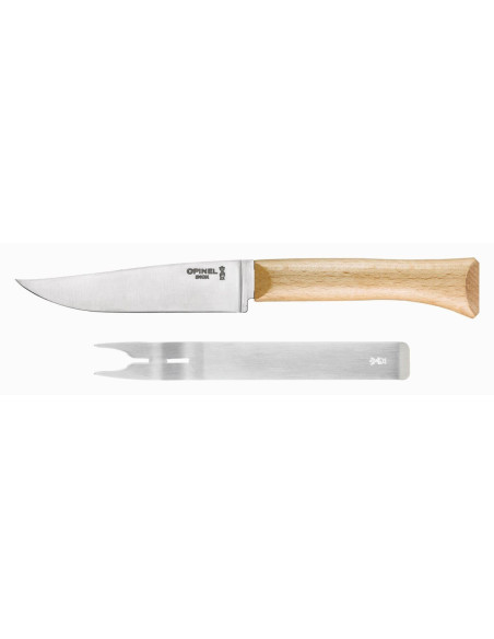 Opinel kaasset 12.5cm lemmet + roestvrijstalen vork