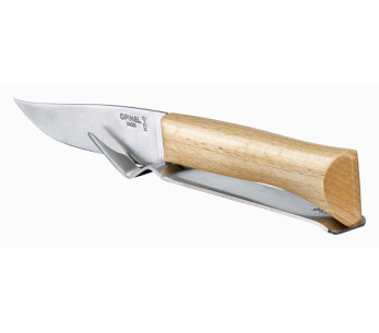 Opinel 2-osainen juustosetti ruostumattomasta teräksestä haarukka + veitsi 2