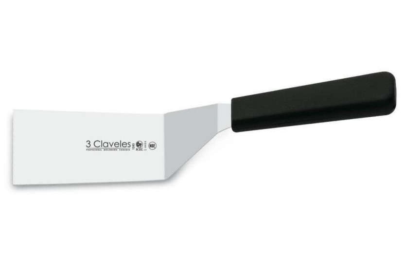 Spatel böjd 3 Claveles lame 10cm - Köksspatel