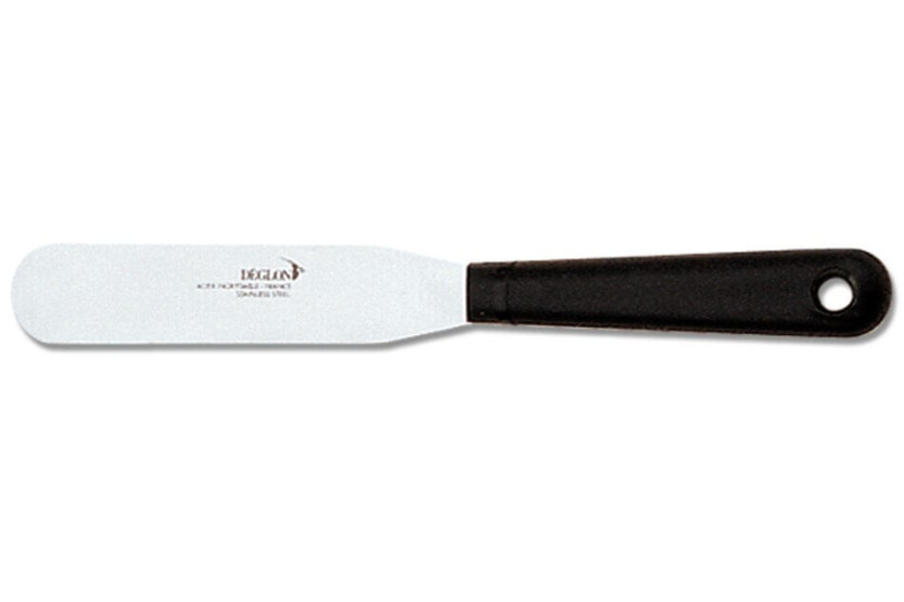Konditorspatel 12cm Deglon svart Polypro-handtag