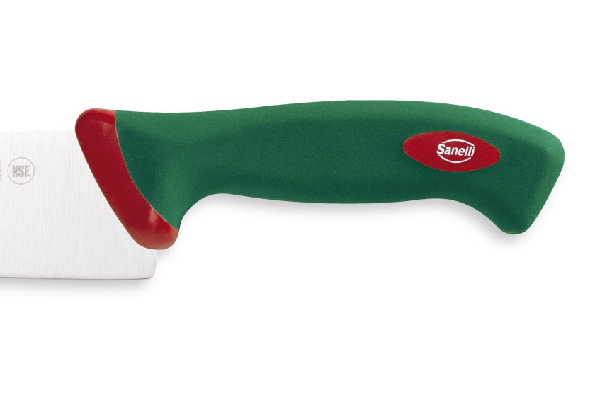 Couteau de chef professionnel SANELLI Premana lame 24cm manche vert
