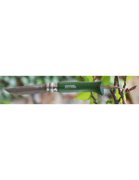 Opinel Taschenmesser n°08 Baroudeur Griff kaki