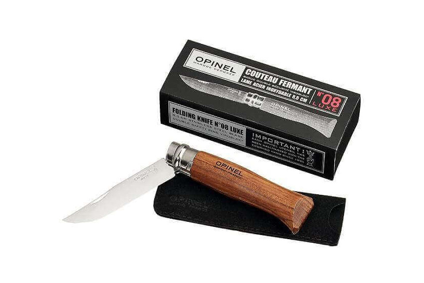 Opinel luksus nummer 8 med Bubinga-håndtag