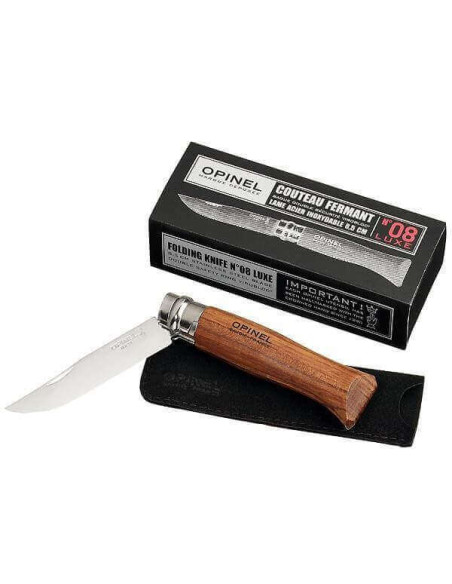 Opinel lyx nummer 8 med Bubinga handtag
