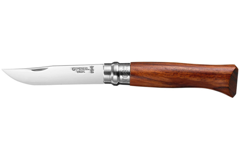 Opinel lyx nummer 8 med Bubinga handtag