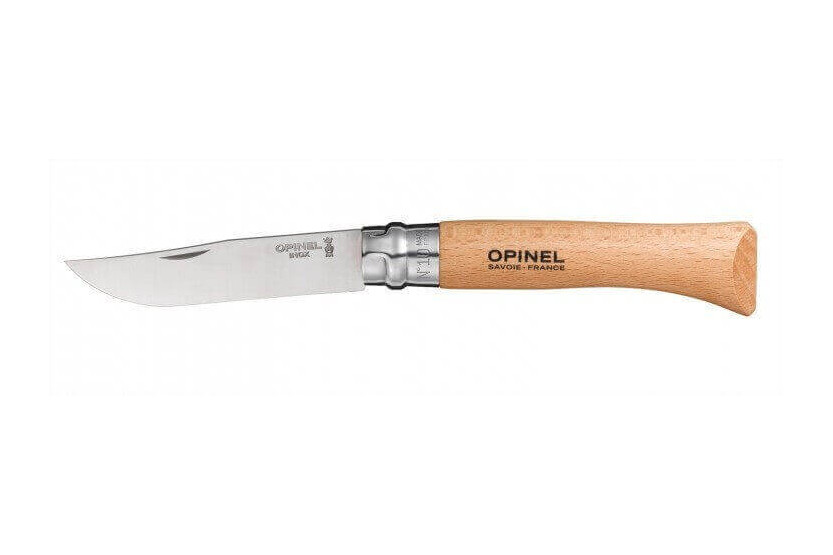 Opinel n°10 zakmes 10cm lemmet beukenhouten handvat