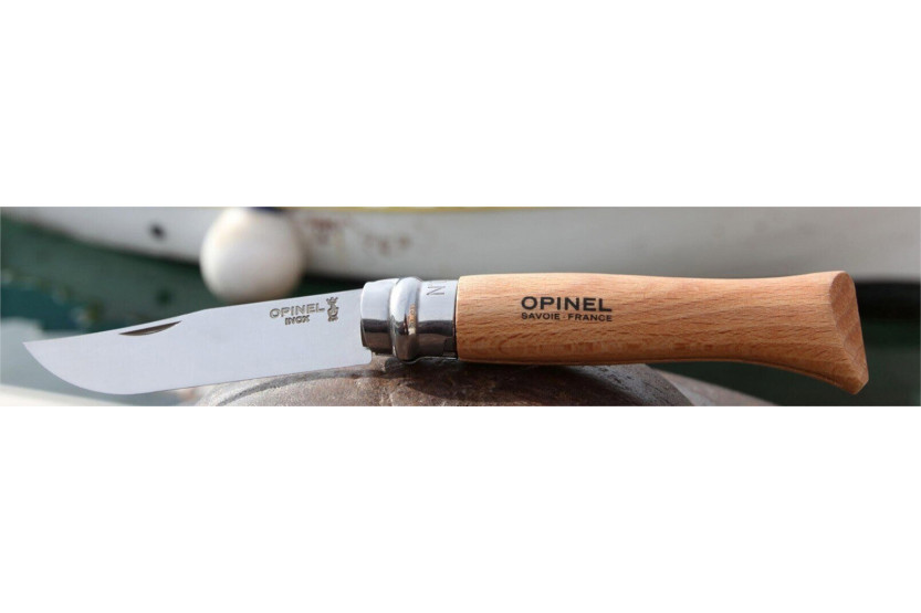 Opinel n°10 lommekniv 10 cm blad bøgegreb