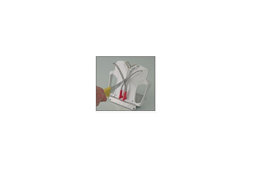 Afilador de cuchillos FISCHER Redsteel Diamond con husillos cruzados