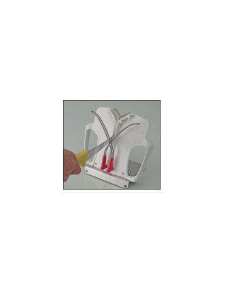 Afilador de cuchillos FISCHER Redsteel Diamond con husillos cruzados