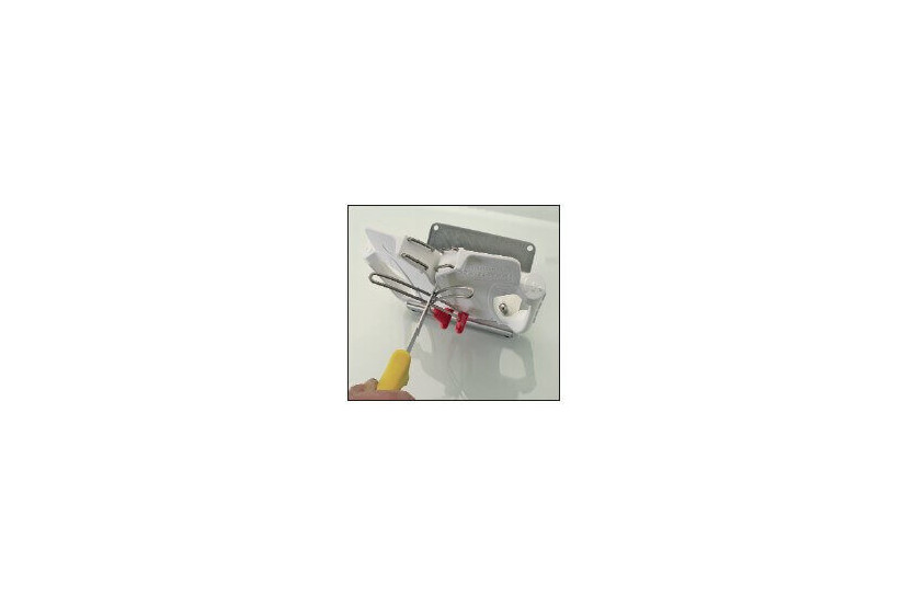 FISCHER Redsteel Diamond Messerschärfer mit gekreuzten Spindeln