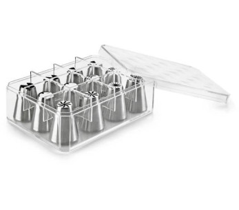Conjunto de 12 bases florais Mallard Ferrière 2
