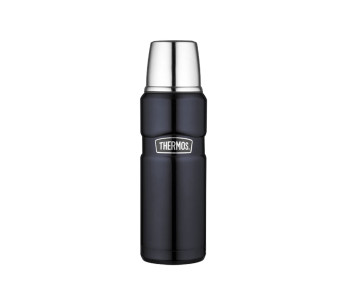 Thermos® King marinblå 0,47L flaska helt i rostfritt stål - OUTDOOR-utrustning