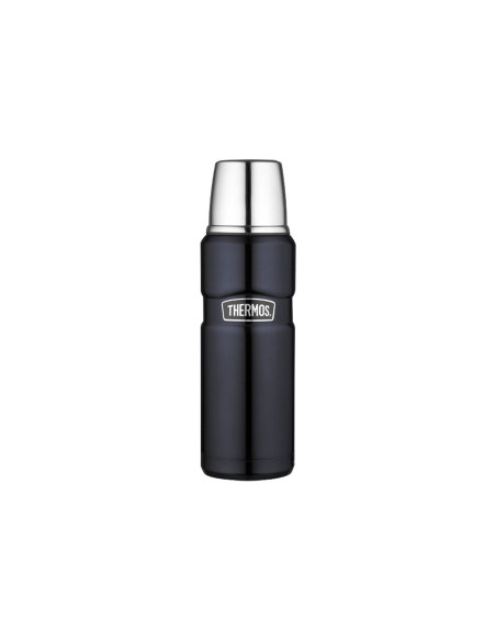 Garrafa Thermos® King azul-marinho 0,47L totalmente em aço inoxidável - EQUIPAMENTO DE EXTERIOR