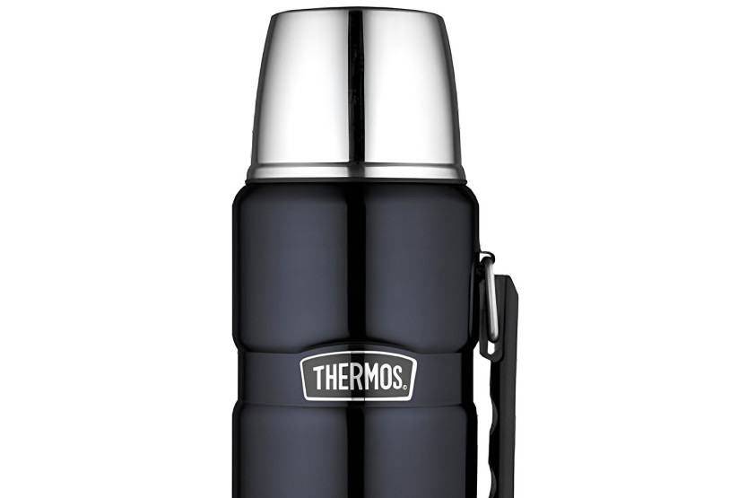 Garrafa Thermos® King totalmente em aço inoxidável azul + pega 1,20L EQUIPAMENTO DE EXTERIOR
