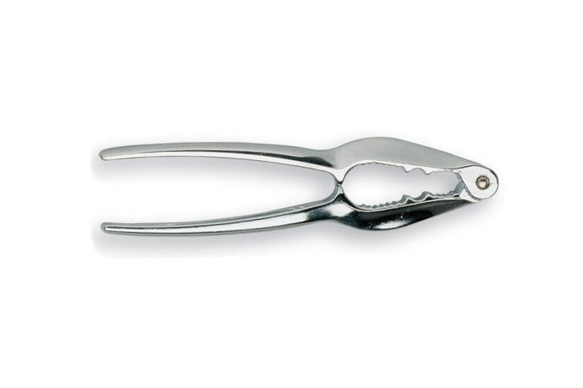 Functionele chromen notenkraker | Keukenaccessoires