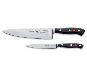 Knivsett med 2 Dick Premier Plus profesjonelle smidde kokkekniver og parerkniver 2