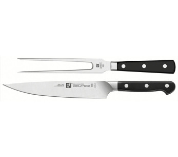 Zwilling Pro Tranchierset geschmiedet - 1 Fleischgabel + 1 Tranchiermesser